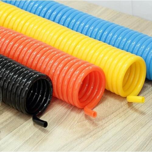 8mm x 5mm Flexible PU Recoil Hose Tube for Compressor Air Tool Pneumatic PU tube 8*5 without connector