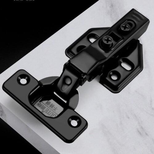 Stainless Steel Hydraulic Cabinet Door Hinges Home Silent Hinge Damper Buffer Cupboard Door Connector Furniture Hardware