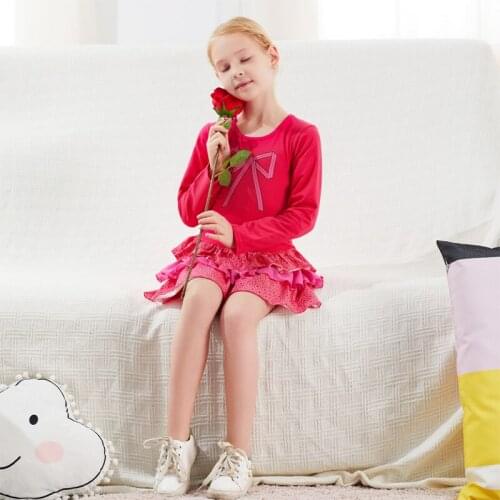 Baby Girls Cotton Long Sleeve Dresses Clothes Children Kids Dress Princess Party Gown Christmas Costume Prom Wedding Clothing