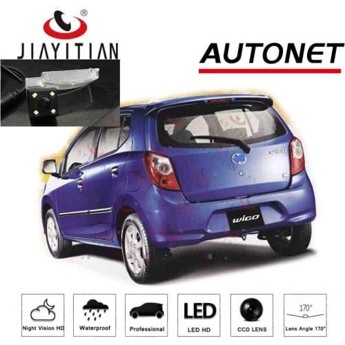 JIAYITIAN rear view camera for toyota wigo 2013~2018 hatch CCD/Night Vision/Reverse/Backup Parking Camera License plate cam
