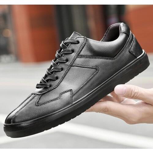 Cow Leather Men Shoes Fashion Men Flats Male Casual Shoes Fashion Sneakers Men White Shoes 2021 New