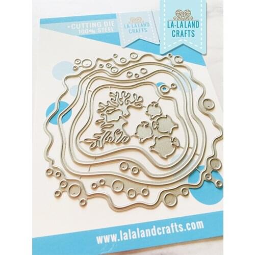 Under the Sea Fish Coral Metal Cutting Dies Scrapbook Diary Decoration Stencil Embossing Template DIY Greeting Card 2021 NEW