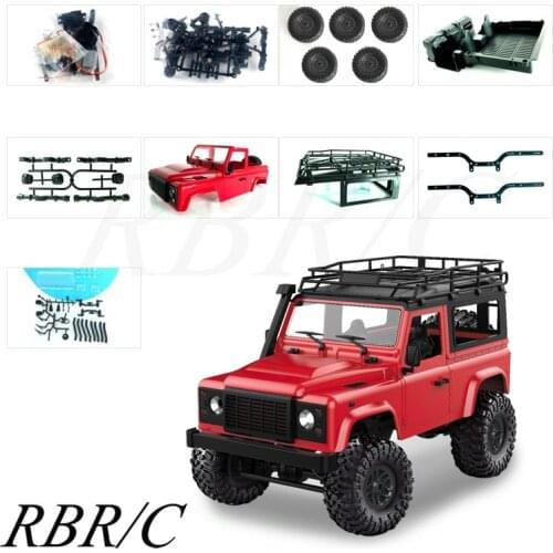 MN D90 1/12 2.4G Simulation Crawler Off-Road Climbing Four-Wheel Drive Remote Control RC Car Assemble Complete Vehicle MN D90K