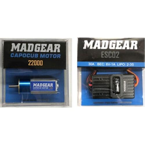 MADGEAR CAPOCUB 22000 Motor 30A ESC for CAPO CUB1 1:18 RC Car