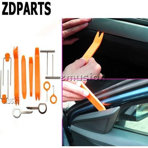 ZDPARTS 12Pcs Car Styling Multifunction Panel Pry Tools For Skoda Octavia A5 A7 2 Rapid Opel Astra J G Insigni Subaru Audi A 4