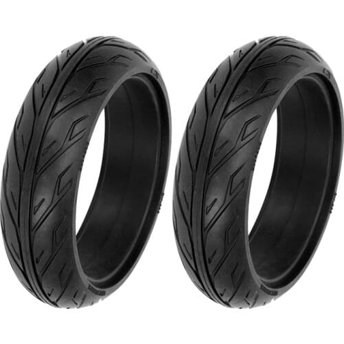 Novel-2Pcs Electric Scooter 8-Inch Wheel Tires Non-Slip Tire Solid Tire Accessories for Ninebot ES1/2/4