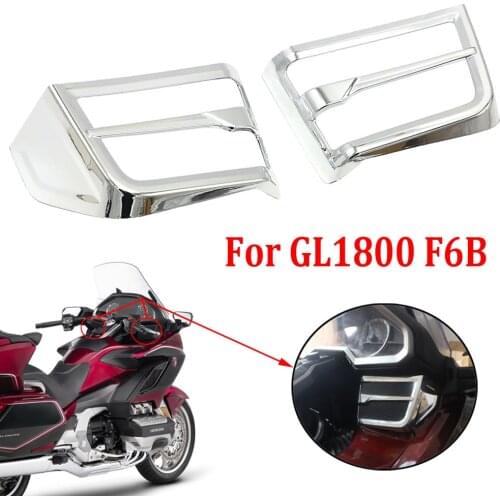 NEW For Honda Gold Wing 1800 F6B GL1800 2018 2019 2020 Motorcycle Front Chrome-Plated Speaker Grille Cover