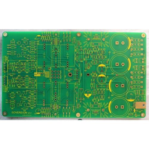 DIY Transistor Preamplifier Board Bare PCB Base On Germany SOVEREIGN Line