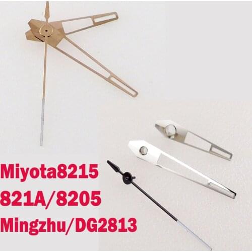 Silver/Rose Gold Hollow Watch Hands Spare Parts Fit For Mingzhu/DG 2813 Miyota 8215 821A 8205 Watch Pointer