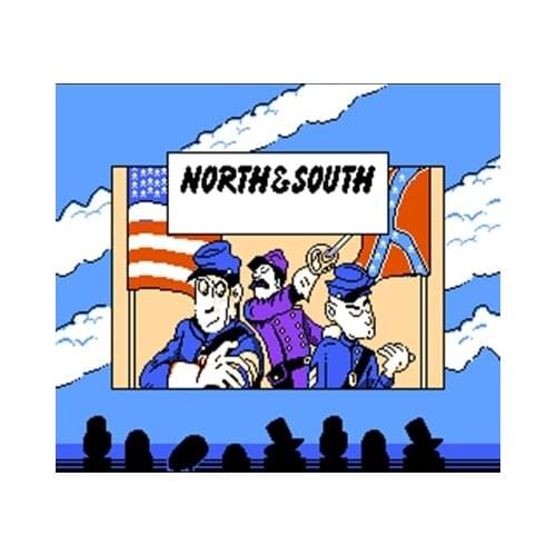 North & South (U) 60 Pins 8 Bit Game Card