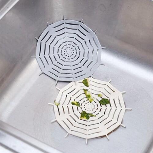 Silicone Kitchen Sink Strainer Bathroom Shower Drain Cover Hair Stopper Catcher Sewer Filter Sink Strainer Colander Kichen Tool