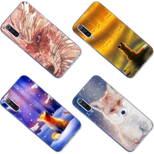 Hot Animal Cute fox Silicone Case for Xiaomi Mi POCO X3 NFC M3 F3 Note 10 S 10i 10T 11X Pro 11i 11 Ultra 11 Lite Soft Cover