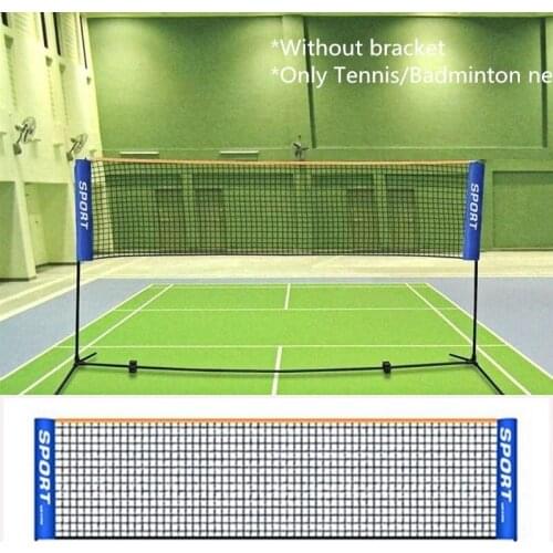 Bring support 6.1m Portable Tennis Net Foldable Outdoor Professional Sport Training Mesh Badminton Standard Indoor