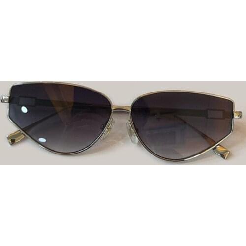 Sunglasses Women Cat Eye Vintage Retro Mirror Luxury Brand Alloy Sun Glasses Female Driving Eyewear Oculos De Sol