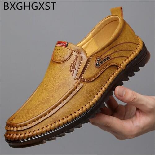 Casual Shoes Men Summer Luxury Shoes Designer Loafers Men Fashion Black Slip on Genuine Leather Shoes Men 2020 Zapatos Hombre