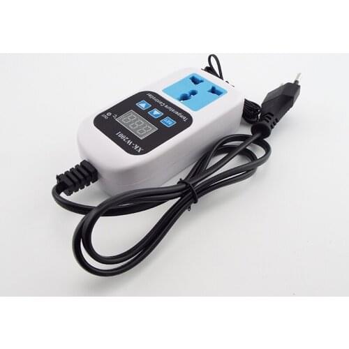 VKS-W2001 Electronic Temperature Control Socket Thermostat Control Fully Automatic Switch Adjustable Digital Display