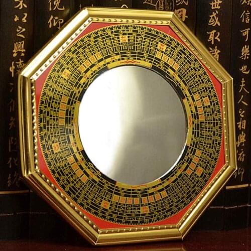 5 Inch Bagua Mirror Concave Mirror for Protection Against Passive Negative Energy for Protection Against Active Harmful Energy