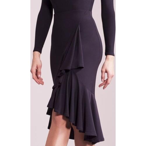 New Ladys/Girls Latin Skirt Salsa/Tango/Rumba Dacning Cha Cha Adult/Women Ballroom Dance Skirt Square Dance Purple Black Blue