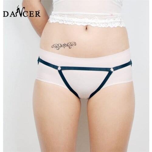 Women Rave Wear body Harness Gothic Bottom Panties Thongs body Cage Harness Belt Sexy Fetish Bondage Harness Lingerie G-strings