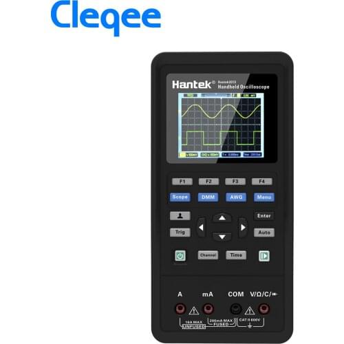 2 Hantek Waveform Generator Multimeter 50MSa/s 40mhz Channels 3 in1 D4 USB Portable Handed Digital Oscilloscope