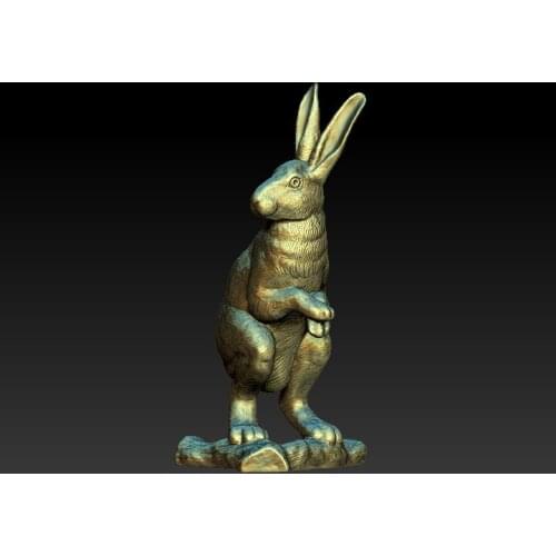 3d models kangaroo for cnc router 3d printer in STL file format