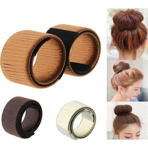 7Colors French Braid Hair Tools Styling Diy Magic Bun Maker Hair Braid Accessories Twist Sponge Donut Bun Maker Hairstyle