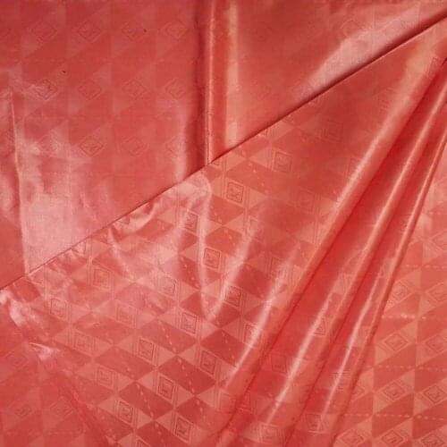 AFrican men cloth bazin Peach Brocade Fabric High Quality Bazin Riche 5Yards/pc Brocade Lace Bazin Riche Brocade