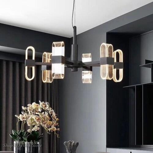 Nordic Acrylic Light guide plate Hanging Lamps New Led Designer Pendant Lamp Modern Living Room Pendant Lights Bedroom fixtures