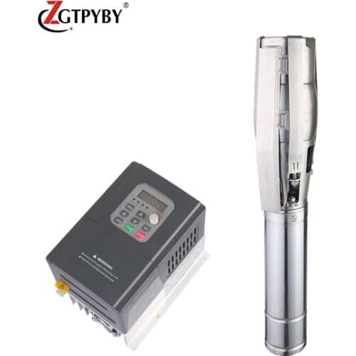 Automatic solar pump cable solar submersible pump for irrigation china submersible solar hybrid water pumps