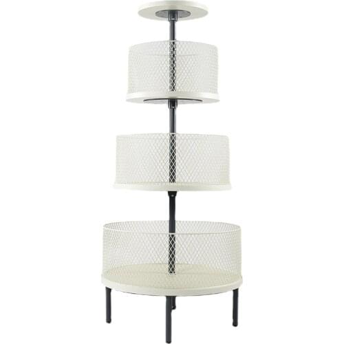 Hot Top Fashion 4 Layers Floor Standing Metal Wire Display Gondola Shelving Wine Racks