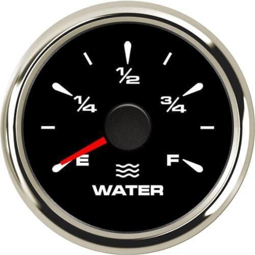 52mm Car Truck Water Level Gauge Meter Indicator 8 color Backlight 12V/24V Water Liquid Level Gauge Meter