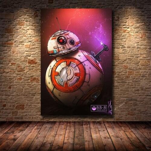 Disney Classic Movie Star Wars Canvas Painting Movie Fashion Posters and Prints Wall Art Pictures For Kids Room Home Decor