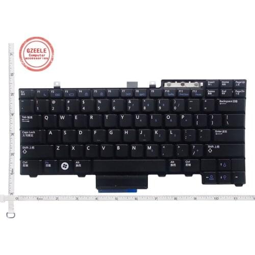 GZEELE NEW US keyboard For Dell Latitude E5300 E5400 E5500 E5410 E5510 Laptop English black NO Pointing Stick 2VM28 FM753 0FM753
