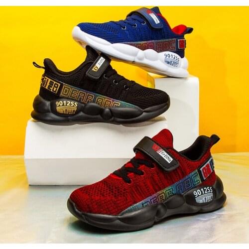 Summer Kids Running shoes boys weave mesh Sneakers Summer Childrens Sport Shoes casual Footwear Lightweight Breathable trainers