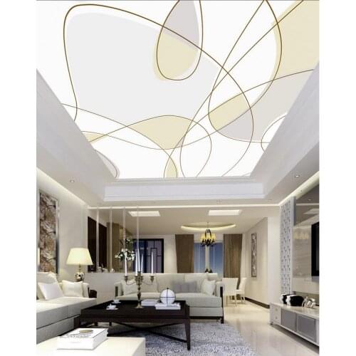 Fashion abstract pattern ceiling frescoes ceiling Custom 3d mural wallpaper ceilings papel de parede