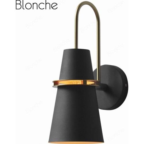 Nordic Horn Wall Lamp modern Iron belt Wall Lights for Bedroom Bedside Corridor Decor Lamps Loft Lighting Fixtures Led Luminaire