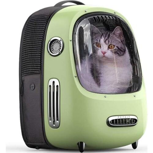 Portable Pet Cat Carrier Backpack Travel Window Pet Cat Backpack Carrier Bag Waterproof Breathable pet travel bag space capsule