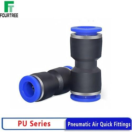 10PCS Pneumatic Fittings Plastic Connector PU 4mm 6mm 8mm 10mm For Air Hose Tube Push In Straight Gas Quick Connection