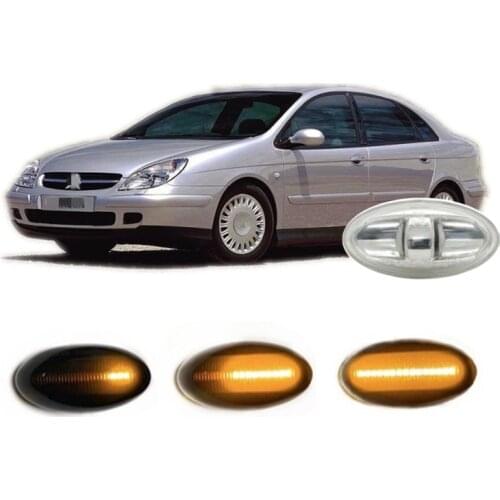 Fit for CITROEN C5 MKI DC DE 2001 - 2005 MKII RC RE 2004 - 2008 Dynamic LED Indicator Side Marker Signal Light Accessories