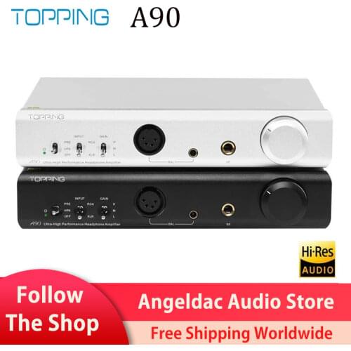 TOPPING A90 XLR Pre-Amplifier Full Balanced Headphone Amplifier