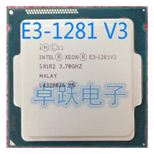 Intel E3-1281V3 CPU Processor 3.7G Quad Core LGA 1150 scrattered pieces free shipping