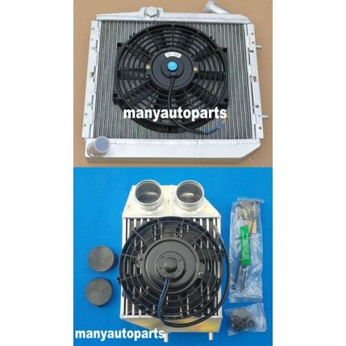 Radiator&Intercooler&Cooling Fans FOR RENAULT SUPER 5/R5 9/11 1.4L GT TURBO MT 85-91 86 87 88 89 90 91