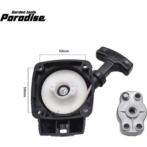 26CC 1E34F Brush Cutter Grass Hedge Trimmer Starter Pulley Plate Replacement for Mitsubish CG260 BC260 Grass Trimmer Starter