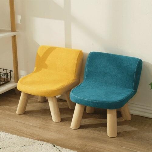 Home Childrens Chair Baby Cute Furniture Chair Solid Wood Stool Kindergarten Table and Chair Kids Sofa Stool Desk and Chair