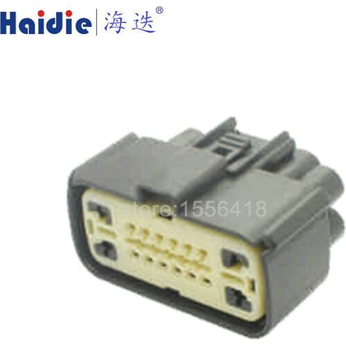 Free shipping 1set 16pin auto waterproof connector 16 way wire harness cable connector 34985-1601