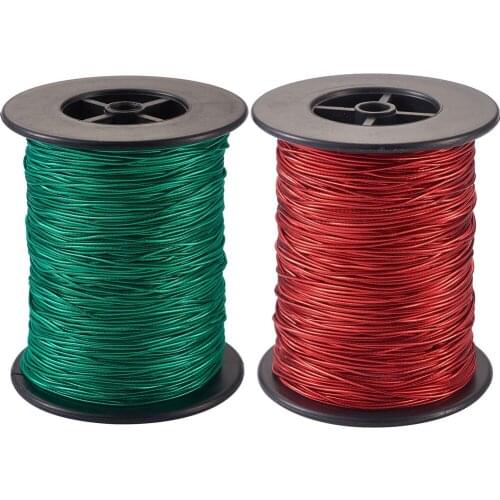 1mm Round Elastic Thread Cord with Rubber inside Stretch Band Rope Thread for Bracelets DIY Jewelry Making Beading Cord 100meter