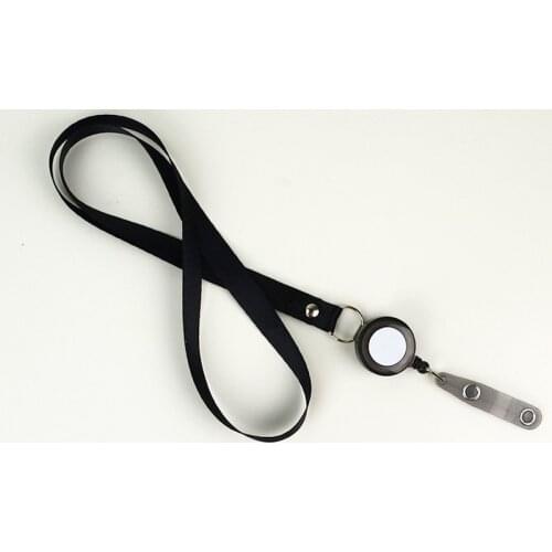 1pc Retractable Lanyard Badge ID Card Holder Neck Strap Clip Mobile Phone Neck Straps Retractable Hanging Rope