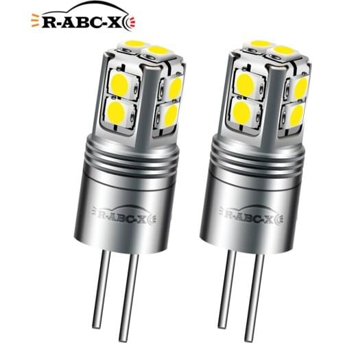 RUIANDSION 2Pcs G4 Bi-Pin 10-40V 12V 24V 32V 600Lm 3030SMD LED Chandelier Replacement Bulb Celling Lamp Boat Light 6000K 4300K