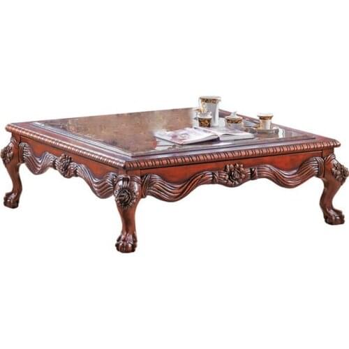 Solid wood big square coffee table tea table журнальный столик GF48