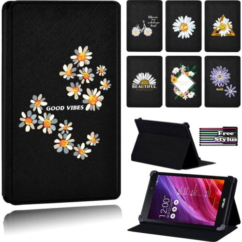 Daisy Series Leather Flip Stand Tablet Case Fit Asus Memo Pad 7/Pad 8 Me181C/Memo Pad HD 7 ME173X ME173/Pad 10 ME102A ME103K